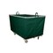 Steele Canvas Basket 24 BU Permanent Truck Green Vinyl w/Grey Vinyl - 3in Casters 9224VGRNVGRYW3 - alternate 1